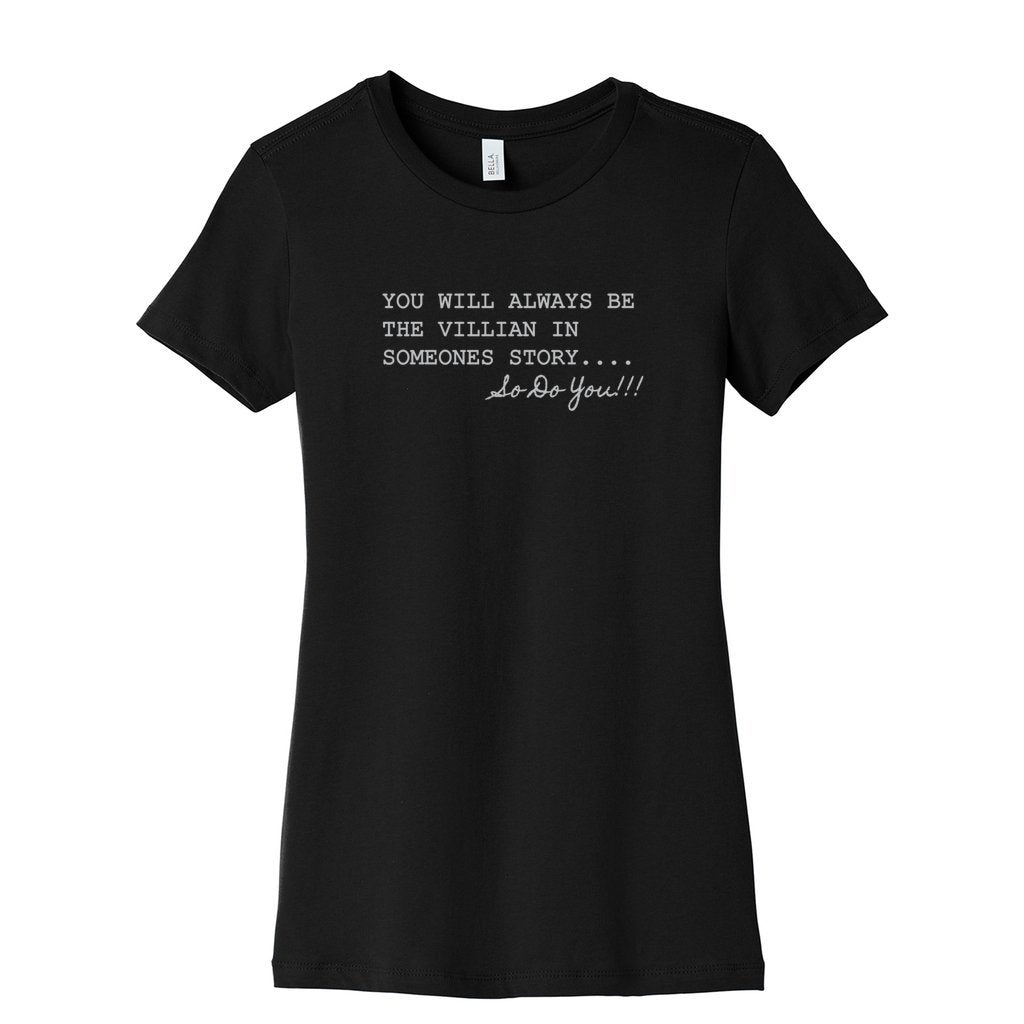 DO YOU WOMENS BLACK GRAPHIC TEE FRONT